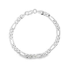 Jai's Sterling Silver Figaro Chain Bracelet
