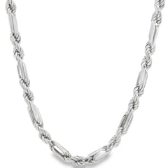 Jai's Sterling Silver Thick Rope Chain