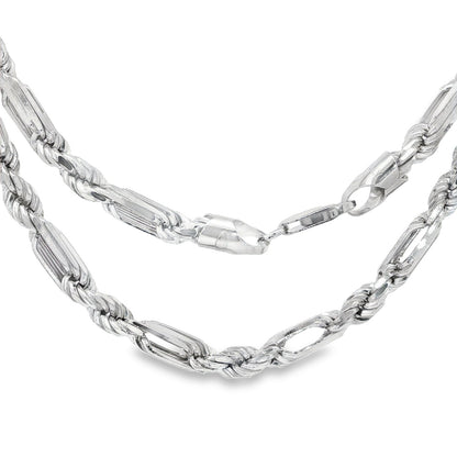 Jai's Sterling Silver Thick Rope Chain