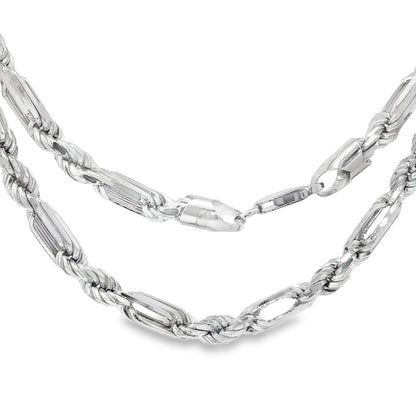 Jai's Sterling Silver Thick Rope Chain