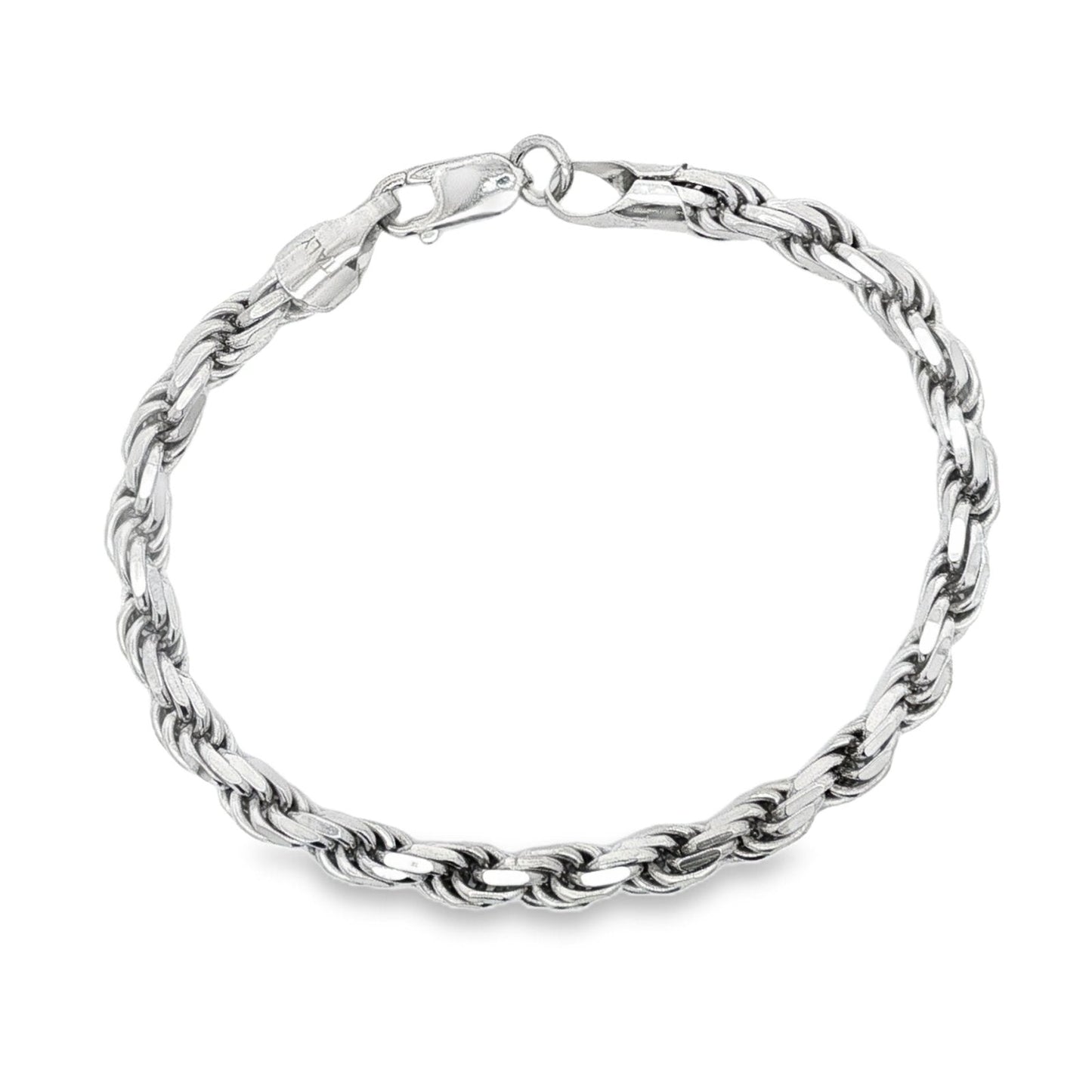 Jai's Sterling Silver Rope Chain Bracelet