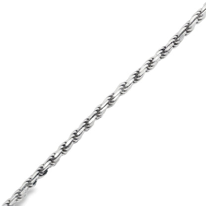 Jai's Sterling Silver Rope Chain Bracelet
