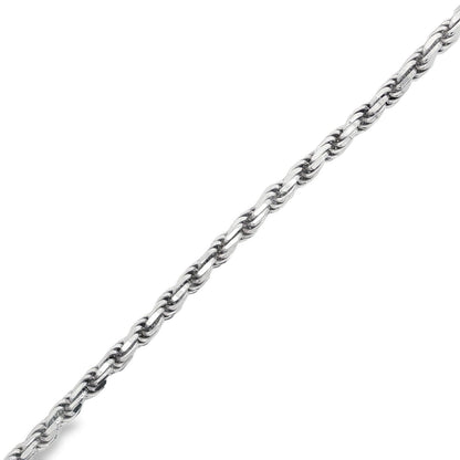 Jai's Sterling Silver Rope Chain Bracelet