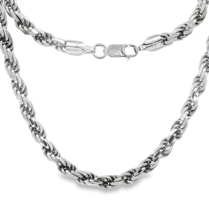 Jai's Sterling Silver Thick Rope Chain