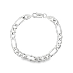 Jai's Sterling Silver Figaro Chain Bracelet