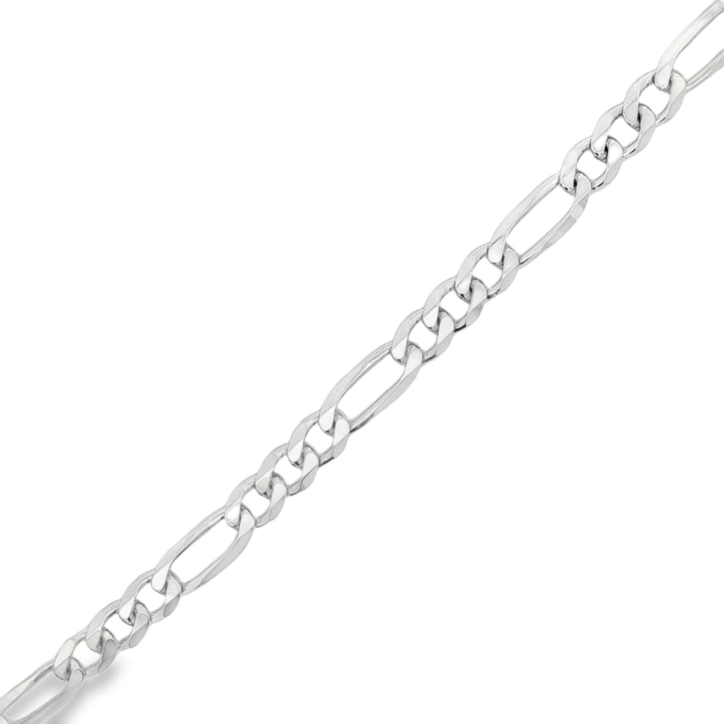 Jai's Sterling Silver Figaro Chain Bracelet
