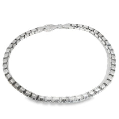 Jai's Sterling Silver Box Chain Bracelet