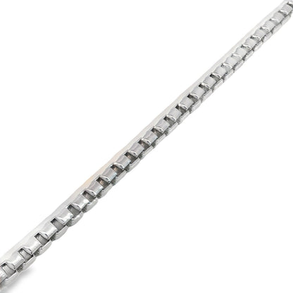 Jai's Sterling Silver Box Chain Bracelet