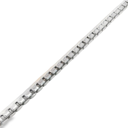 Jai's Sterling Silver Box Chain Bracelet