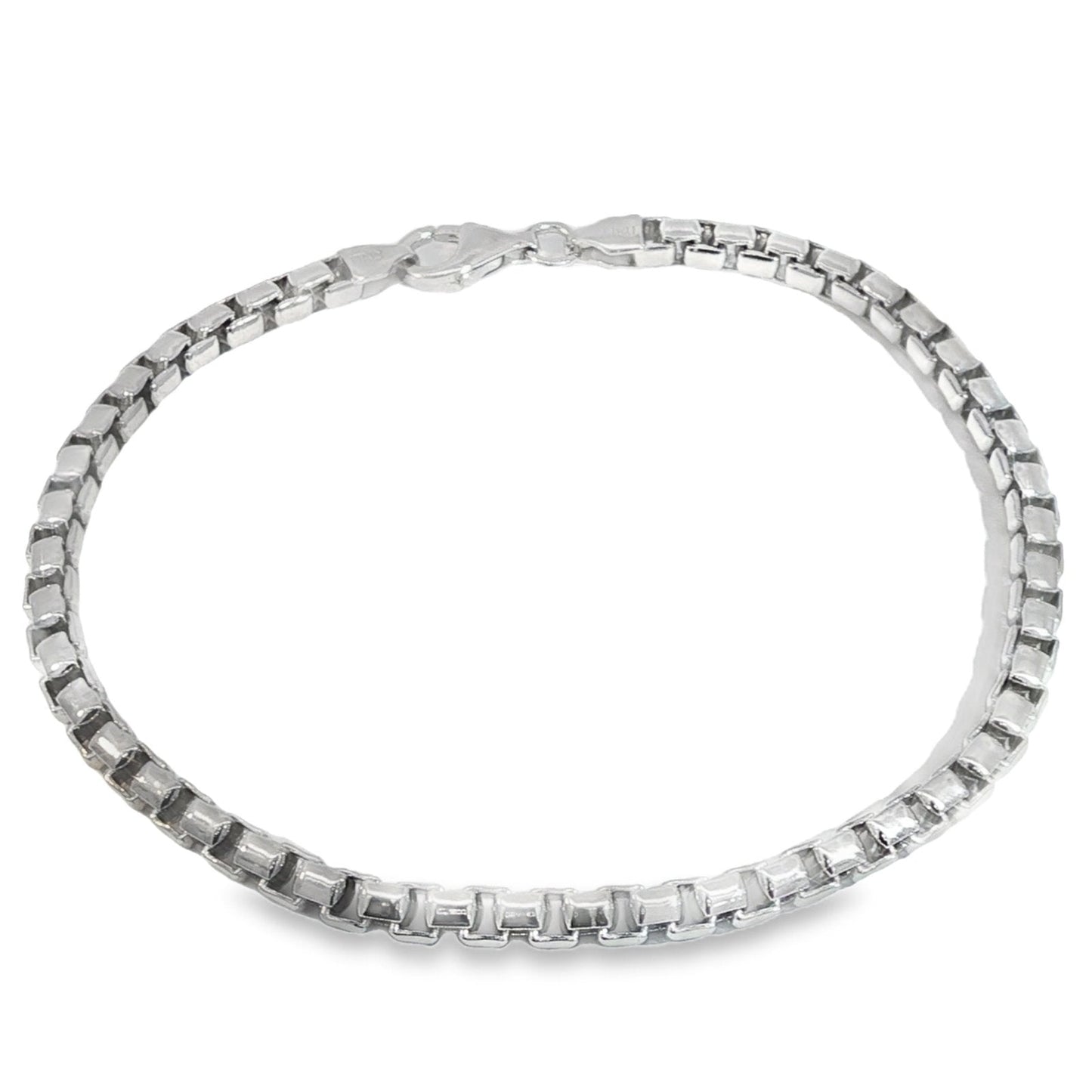 Jai's Sterling Silver Box Chain Bracelet