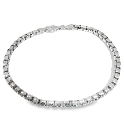 Jai's Sterling Silver Box Chain Bracelet