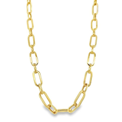 Jai's 14K Yellow Gold Paperclip Chain