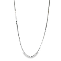 Jai's 14K White Gold Fine Box Chain