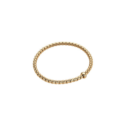 Fope's 18K Yellow Gold Eka Flex'it Solitaire Diamond Bracelet