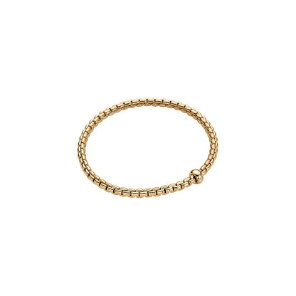 Fope's 18K Yellow Gold Eka Flex'it Solitaire Diamond Bracelet