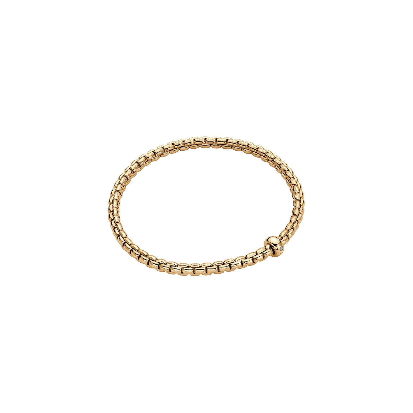 Fope's 18K Yellow Gold Eka Diamond Bracelet