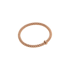 Fope's 18K Rose Gold Solo Flex'it Solitaire Diamond Bracelet