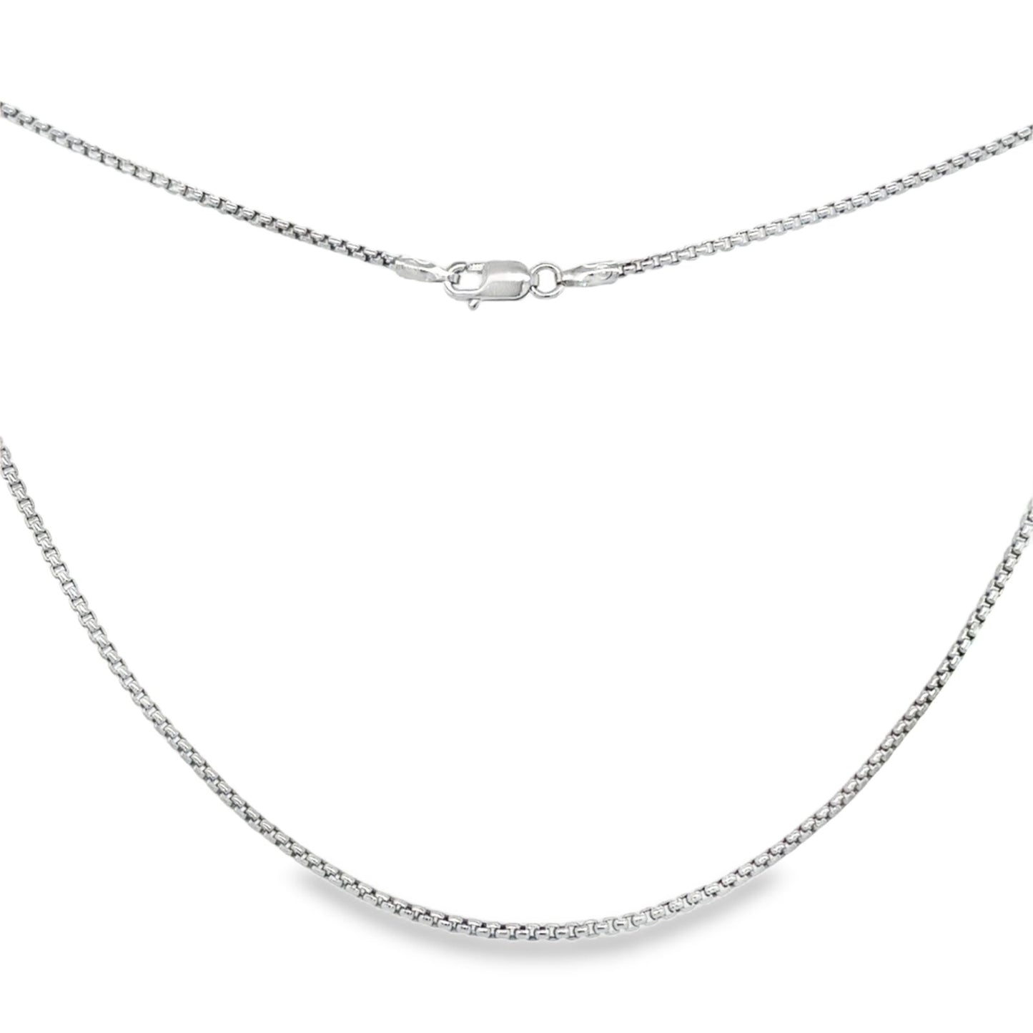 Jai's 14K White Gold Fine Box Chain