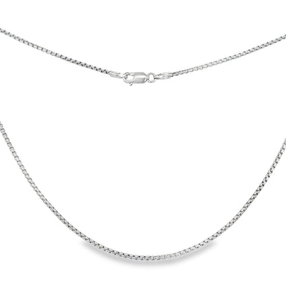 Jai's 14K White Gold Fine Box Chain