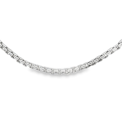 Jai's 14K White Gold Box Chain - 18"