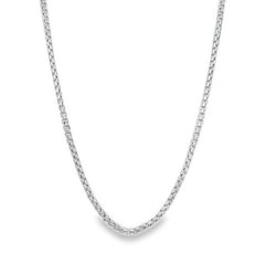 Jai's 14K White Gold Box Chain - 18"