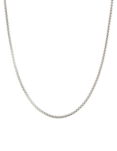 Jai's 14K White Gold Box Chain