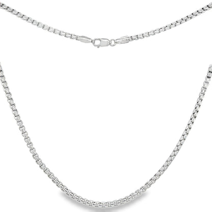 Jai's 14K White Gold Box Chain - 16"