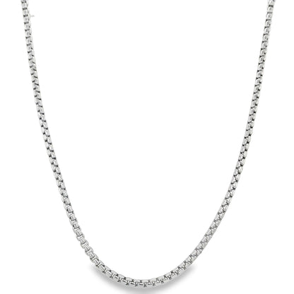Jai's 14K White Gold Box Chain - 16"