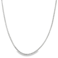 Jai's 14K White Gold Fine Foxtail Chain - 20"