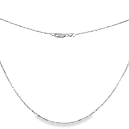 Jai's 14K White Gold Fine Foxtail Chain - 20"