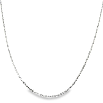 Jai's 14K White Gold Fine Foxtail Chain - 16"