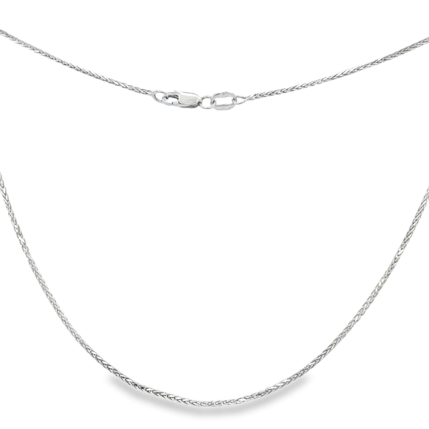 Jai's 14K White Gold Fine Foxtail Chain - 16"