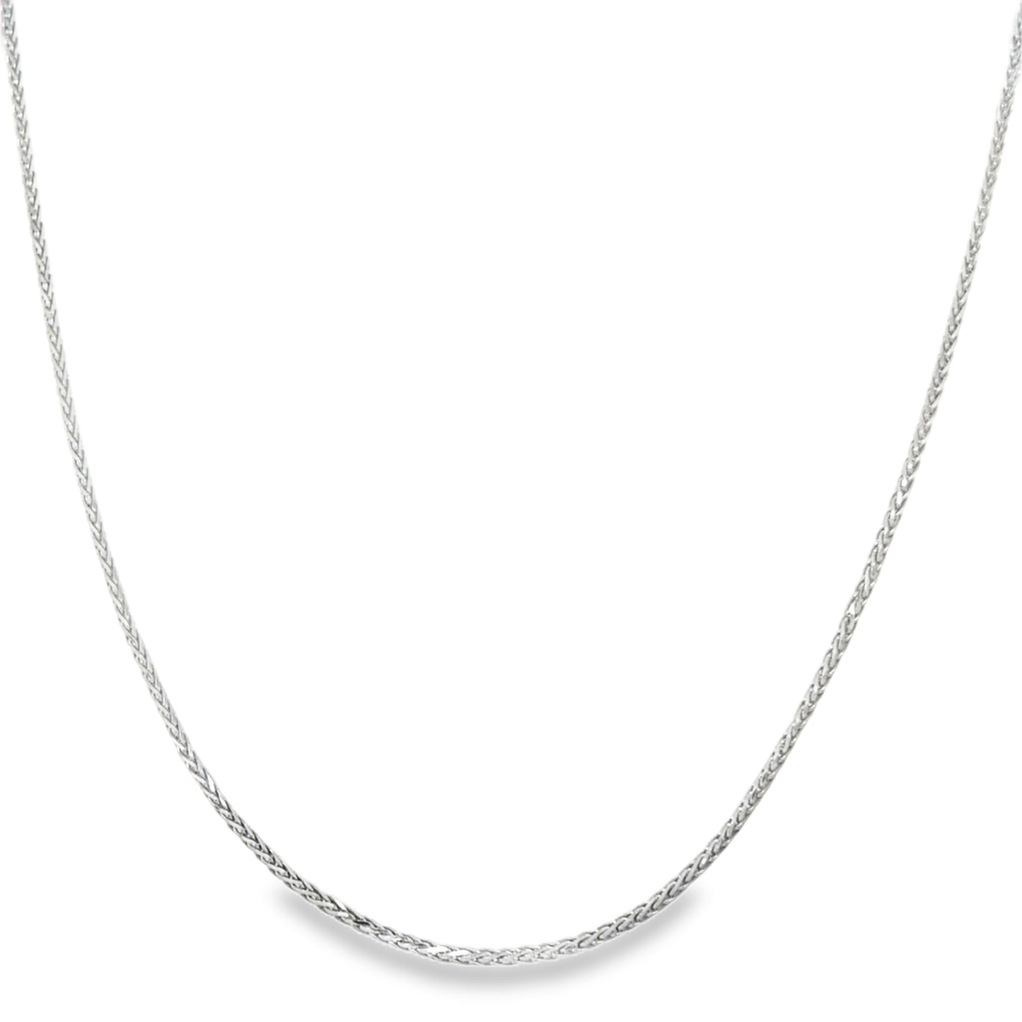 Jai's 14K White Gold Fine Foxtail Chain - 16"