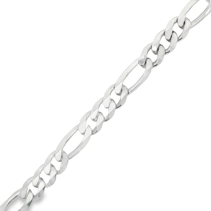 Jai's Sterling Silver Thick Figaro Chain Bracelet