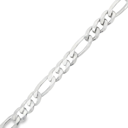 Jai's Sterling Silver Thick Figaro Chain Bracelet