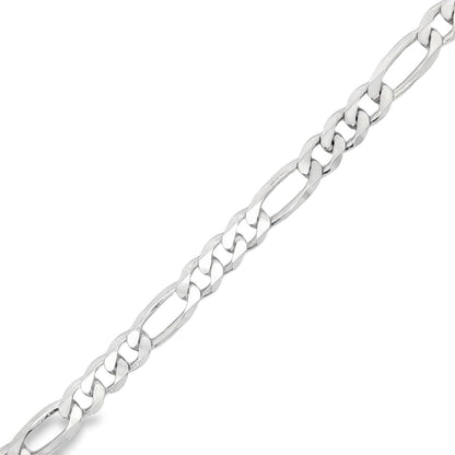 Jai's Sterling Silver Thick Figaro Chain Bracelet