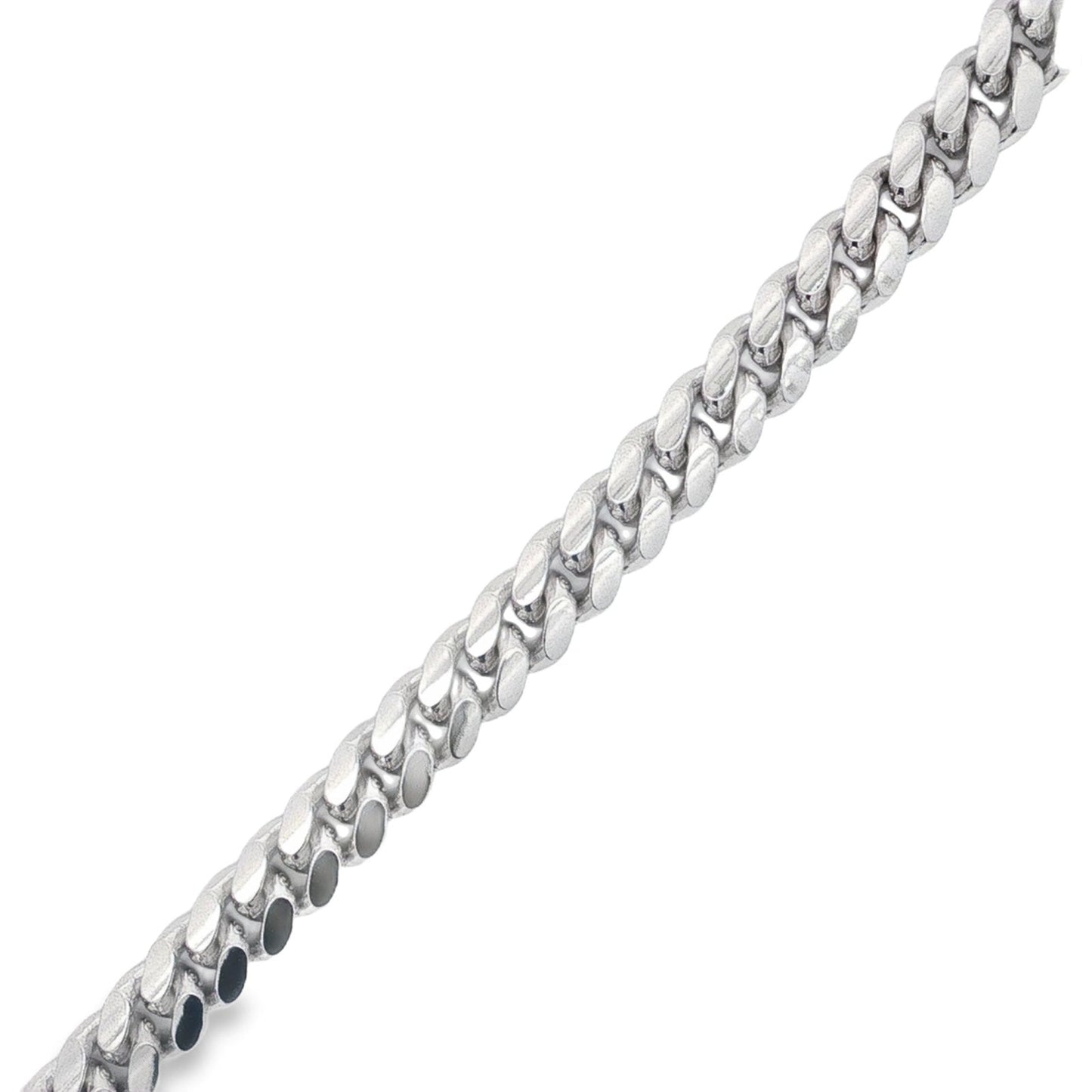 Jai's Sterling Silver Thick Curb Chain Bracelet