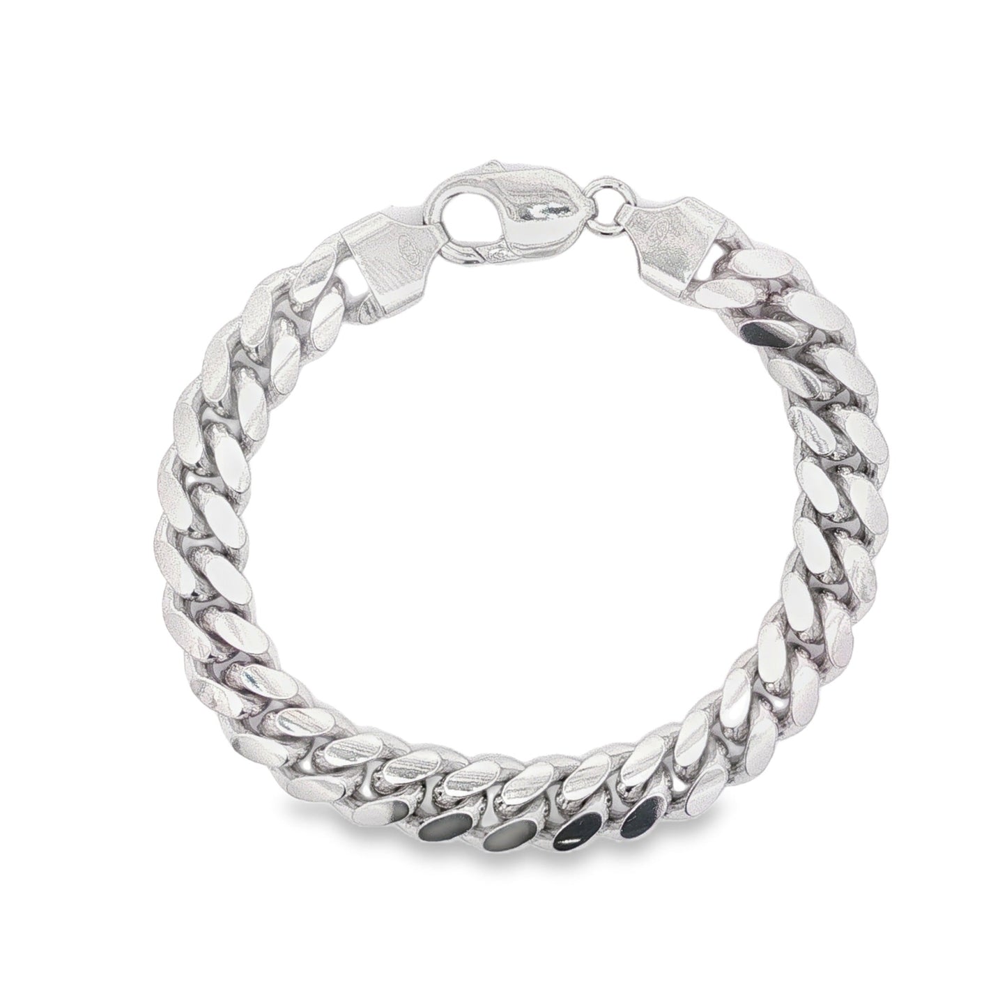 Jai's Sterling Silver Thick Curb Chain Bracelet