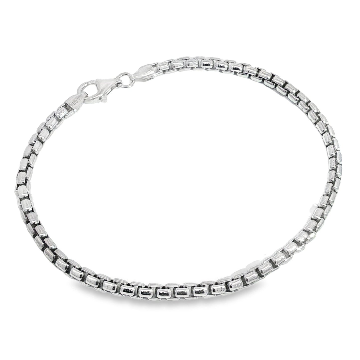 Jai's Sterling Silver Fine Box Chain Bracelet
