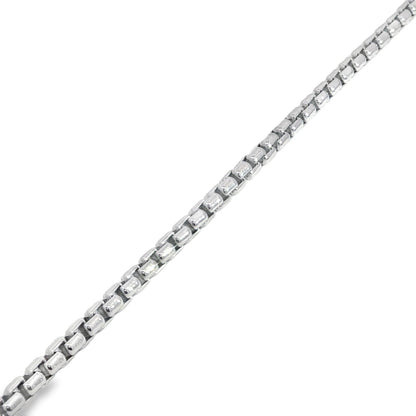 Jai's Sterling Silver Fine Box Chain Bracelet