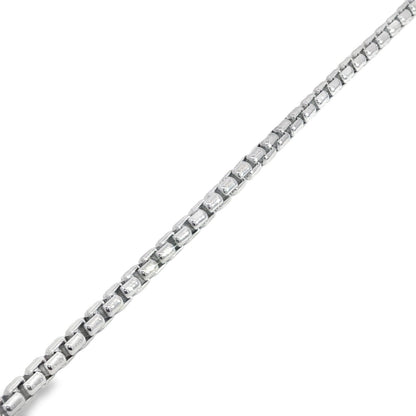 Jai's Sterling Silver Fine Box Chain Bracelet