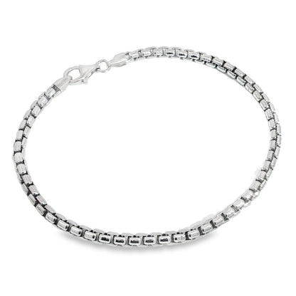 Jai's Sterling Silver Fine Box Chain Bracelet