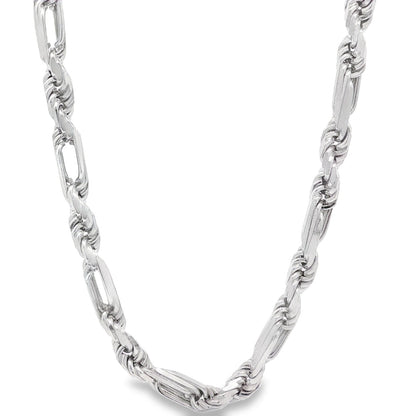 Jai's Sterling Silver Thick Rope Chain