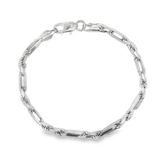 Jai's Sterling Silver Rope Chain Bracelet