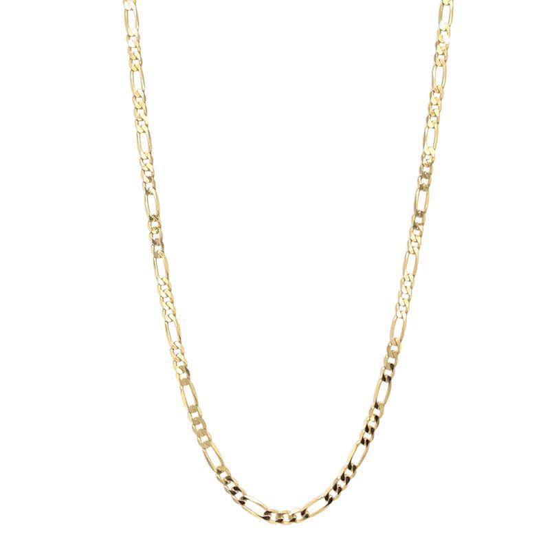 Jai's 14K Yellow Gold Fine Figaro Chain