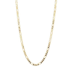 Jai's 14K Yellow Gold Fine Figaro Chain