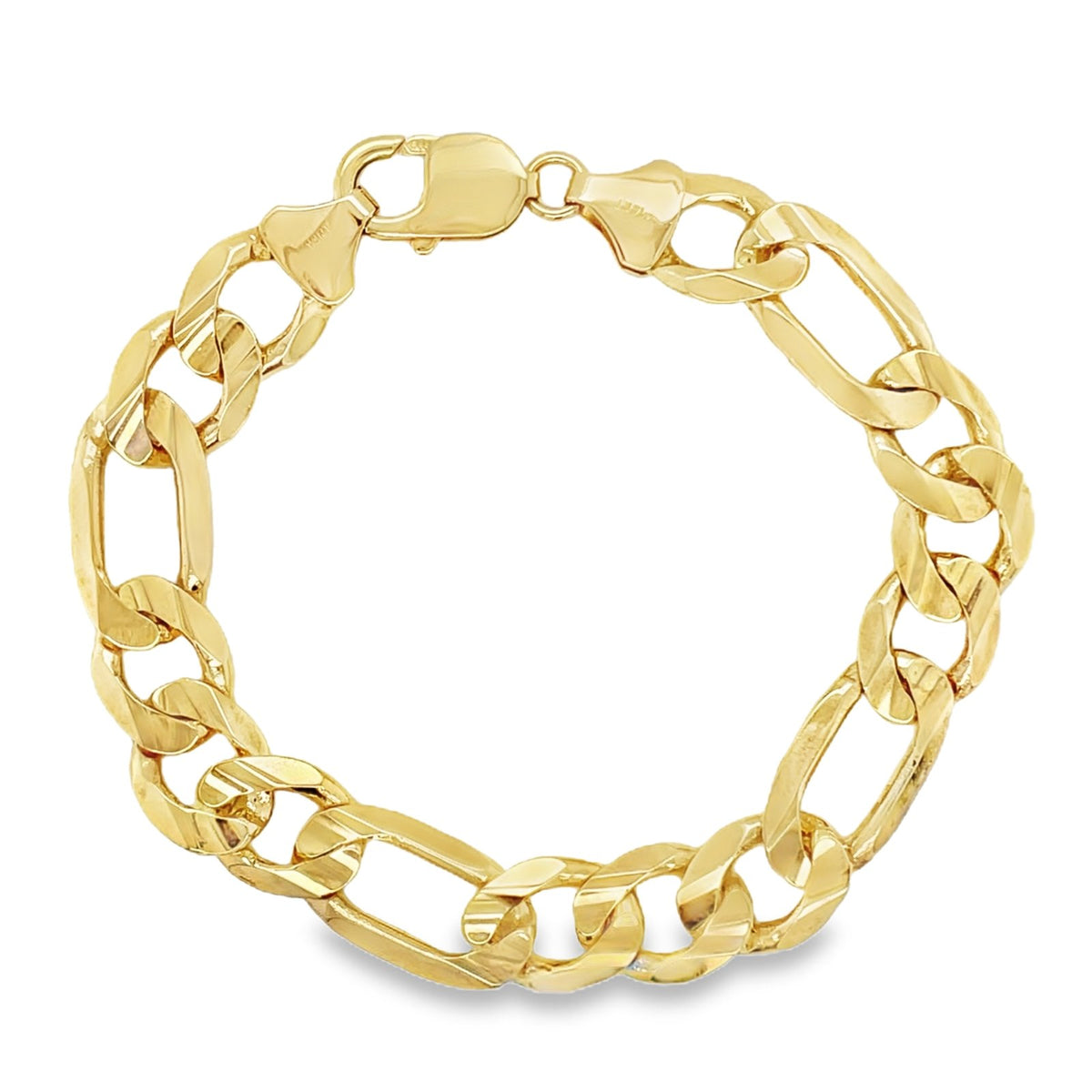 Jai's 14K Yellow Gold Italian Cuban Curb Chain Bracelet - 8"