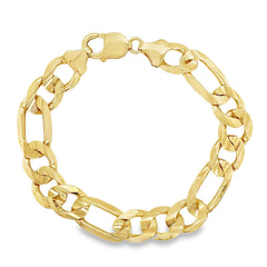 Jai's 14K Yellow Gold Italian Cuban Curb Chain Bracelet - 8"