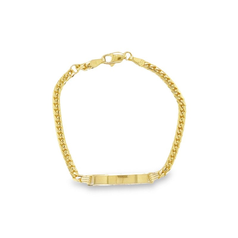 Jai's 14K Yellow Gold Baby Cuban Curb ID Chain Bracelet - 6"