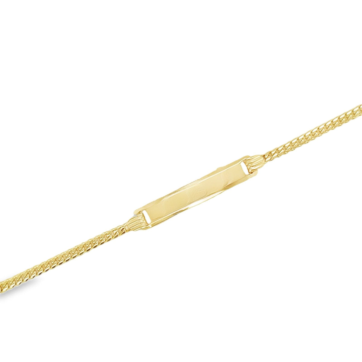 Jai's 14K Yellow Gold Baby ID Miami Cuban Curb Chain Bracelet